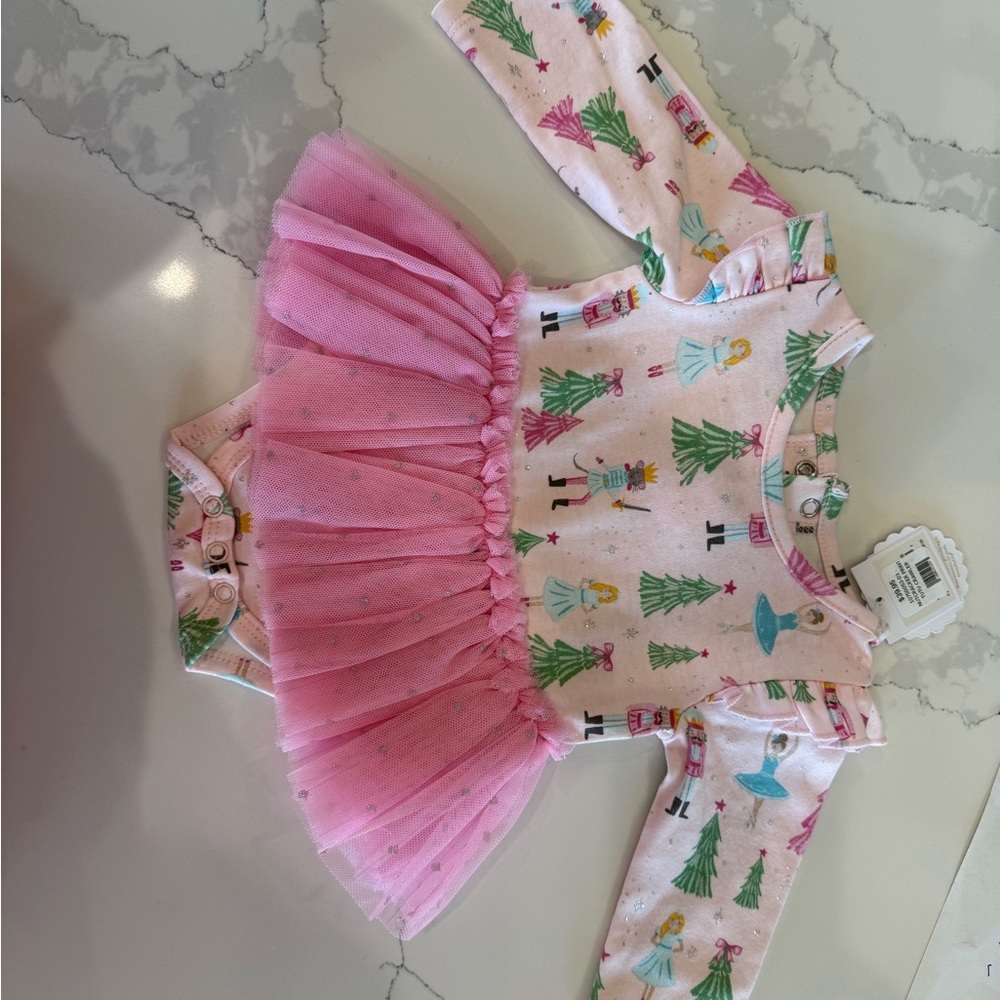 Pink Tulle nutcracker mud pie dress